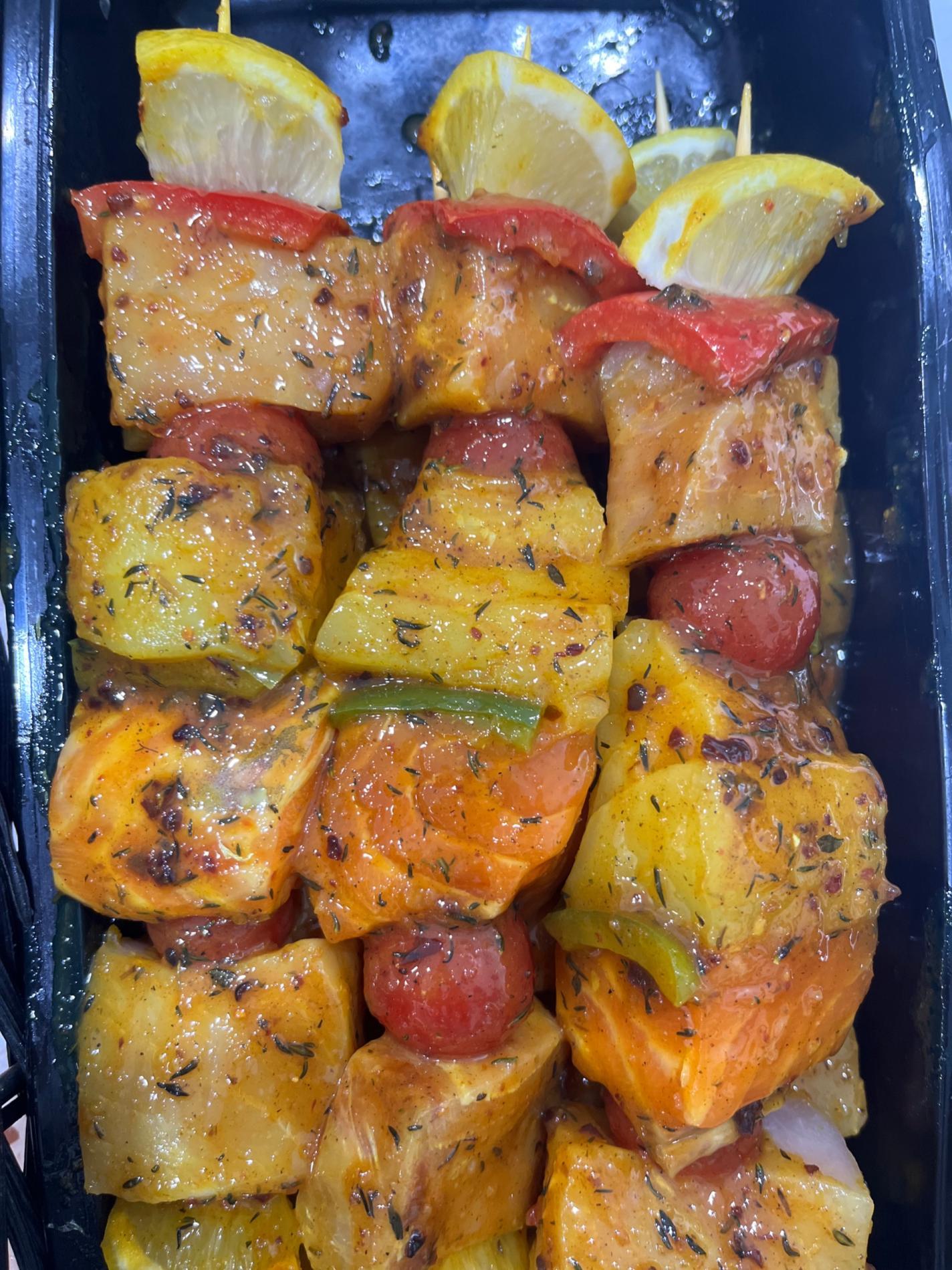 brochettes 3 poisson